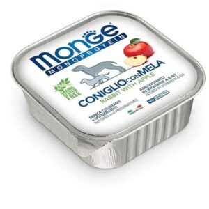 Hrana umeda caini, Monge Pate, Iepure & Mar, 150 g