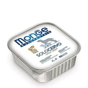 Hrana umeda caini, Monge Solo, Cerb, 150 g