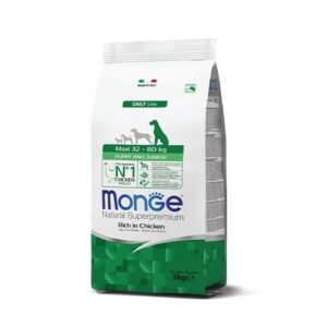 Hrana uscata caini, Monge Natural Superpremium All Breeds Maxi Puppy, Pui, 3 kg