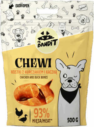 Mr. Bandit Chewi, Oase De Pui Si Rata, 500 g