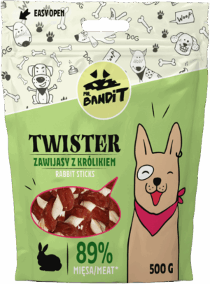 Mr. Bandit Twister, Iepure, 500 g