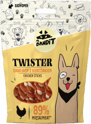 Mr. Bandit Twister, Pui, 80 g