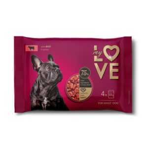 My Love – Hrana umeda completa pentru caini – Curcan – Set 4x85g