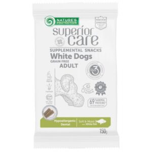 Nature’s Protection Dog Snack Superior Care Hypoallergenic Dental with White Fish, 150 g