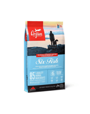 ORIJEN 6 Fish Dog hrana uscata caini pentru toate rasele, varstele 11.4 kg