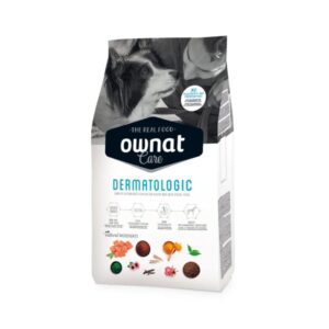OWNAT Care Dermatologic, XS-XL, Somon, hrană uscată câini, piele & blană, 10kg