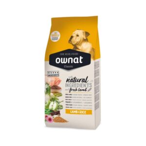 OWNAT Classic, XS-XL, Miel și Orez, hrană uscată câini, 20kg