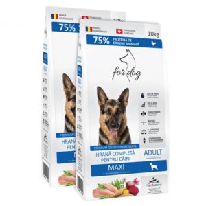 Oferta 2 saci x 10 kg Hrana uscata pentru caini For Dog Maxi Adult