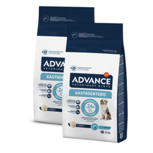 Oferta 2 saci x 12 kg Hrana dietetica pentru caini Advance Veterinary Diets Gastroenteric
