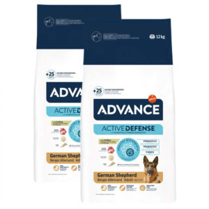 Oferta 2 saci x 12 kg Hrana uscata pentru caini Advance Ciobanesc German