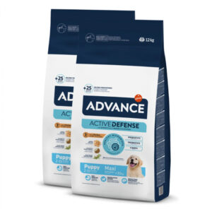 Oferta 2 saci x 12 kg Hrana uscata pentru caini Advance Maxi Puppy Protect