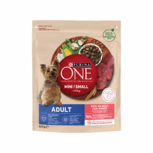 One Mini Dog Adult, hrana uscata pentru caini, Vita si Orez, 800 g