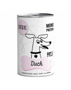 PAKA ZWIERZAKA PEPE Duck 99% rata 400 g hrana monoproteica