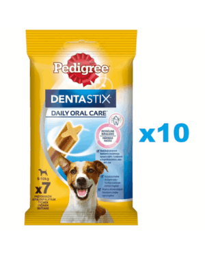 PEDIGREE DentaStix pentru caini talie mica batoane dentare 70 buc (10×110 g)