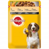 Pedigree Adult, hrana umeda pentru caini, Pui, 100 gr