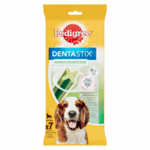 Pedigree DentaStix Fresh, recompense pentru caini de talie medie, 180 gr