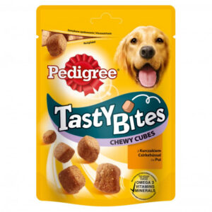Pedigree Tasty Bites, Cubulete, recompense pentru caini, 130 gr