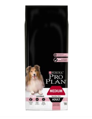 Pro Plan Dog Adult Medium Sensitive Skin Somon 14 Kg