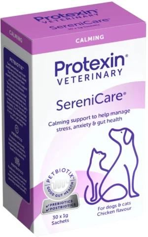 Protexin SereniCare Suport Emotional si Digestiv pentru Caini si Pisici 30 plicuri x 1 Gr