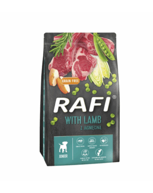 RAFI Junior hrana uscata pentru caini junior, cu miel 10kg