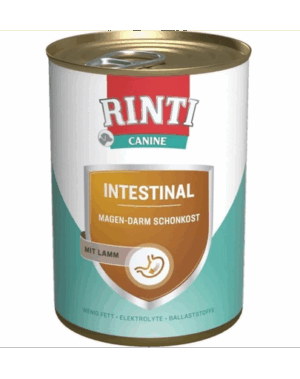 RINTI Canine Intestinal lamb 400 g hrana cu miel, pentru caini