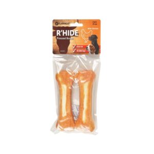 Recompense Caini, Flamingo R’hide Os Presat cu Pui, 2 buc x 15 cm/ 220 g