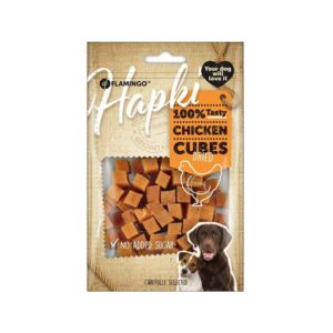 Recompense Caini, Flamingo Snack Hapki, Cuburi cu Pui, 85 g