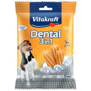 Recompense Caini Vitakraft Dental Snack 3in1 Small, 120 g