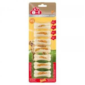Recompense pentru caini 8 in 1 Delights Strong XS 7 buc