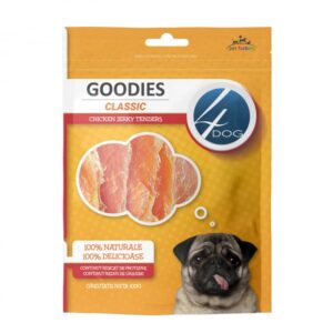 Recompense pentru caini Goodies Classic Chicken Jerky Tenders 100 gr