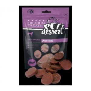 Recompense pentru caini Pet s Desert Lamb Ring 80 gr