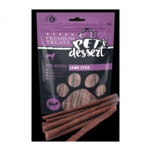 Recompense pentru caini Pet s Desert Lamb Stick 80 gr