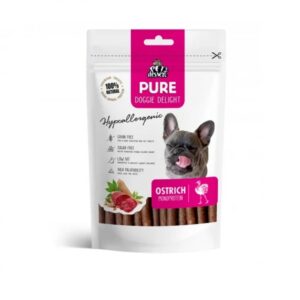 Recompense pentru caini Pet s Dessert Hypoallergenic cu carne de strut 80 gr