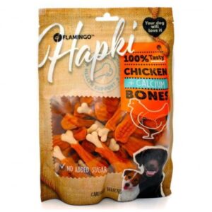 Recompense pentru caini snack os pui cu calciu 400g