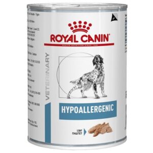 ROYAL CANIN Hypoallergenic, XS-XL, dieta veterinara, conserva hrana umeda caini, alergii alimentare, 400 g