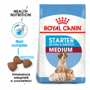 Royal Canin Medium Starter, hrana uscata pentru caini, 15 kg