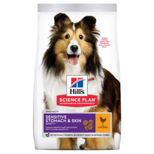 SP CANINE ADULT SKIN & STOMACH CHK 14 KG