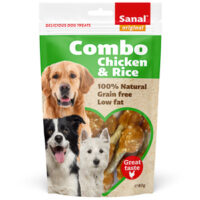 Sanal Dog Combo Chicken and Rice Doypack 80 g