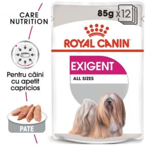 Hrana umeda pentru caini Royal Canin Mini Exigent 85 gr