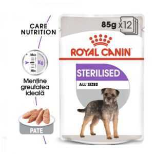 Hrana umeda pentru caini Royal Canin Sterilised 85 gr