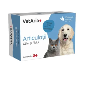 Suplimente VetAria+ Articulatii pentru caini pisici 30 capsule