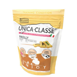 UNICA Classe Frolly, XS-XL, Pui, punguță recompense câini, 400g