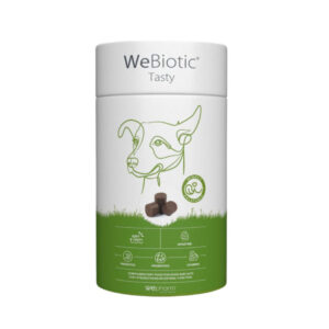 WEPHARM WeBiotic Tasty, supliment sistem digestiv câini, comprimate masticabile WEPHARM WeBiotic Tasty, XS-XL, supliment sistem digestiv câini, flacon, 30 comprimate masticabile