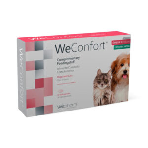 WEPHARM WeConfort, supliment sistem nervos & calmante câini, capsule WEPHARM WeConfort, XS-XL, supliment sistem nervos & calmante câini, flacon, 10 capsule
