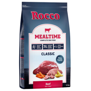 12kg Vită Rocco Mealtime Hrană uscată pentru câini