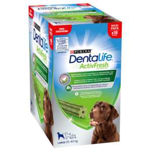 18sticks Active Fresh Daily Dental Snacks Purina Dentalife Câini mari