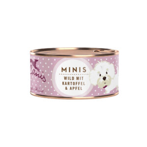 18x100g Vânat cu cartofi și măr Canis Mini Terra Hrană umedă pentru câini