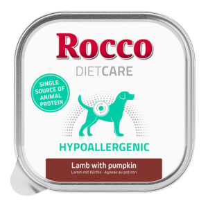 20x150g Miel Hypoallergen Tăvițe Rocco Diet Care Hrană umedă câini