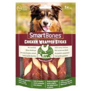 2x5bucăți Pui Wrapped Sticks SmartBones Snackuri câini
