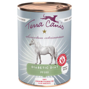 6x400g Cal Canis Alimentum Veterinarium Diabetic Diet Terra Hrană umedă pentru câini